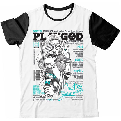 Camiseta - Playgod - Justiça Brasileira