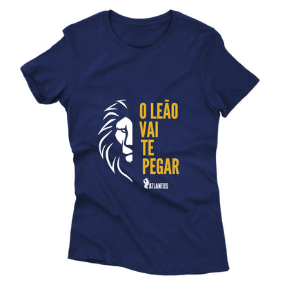 Camiseta - O Leão Vai Te Pegar - Instituto Atlantos