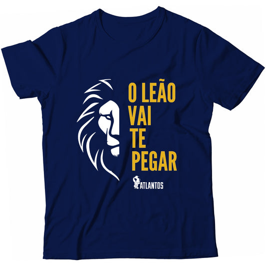 Camiseta - O Leão Vai Te Pegar - Instituto Atlantos