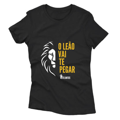 Camiseta - O Leão Vai Te Pegar - Instituto Atlantos