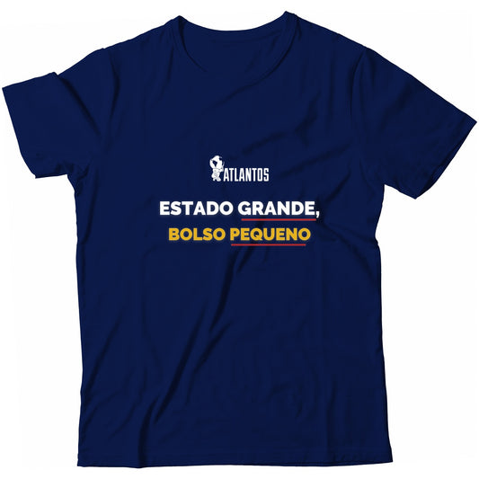 Camiseta - Estado Grande Imposto Pequeno - Instituto Atlantos