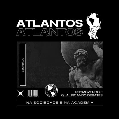 Camiseta - Na Sociedade e na Academia - Instituto Atlantos