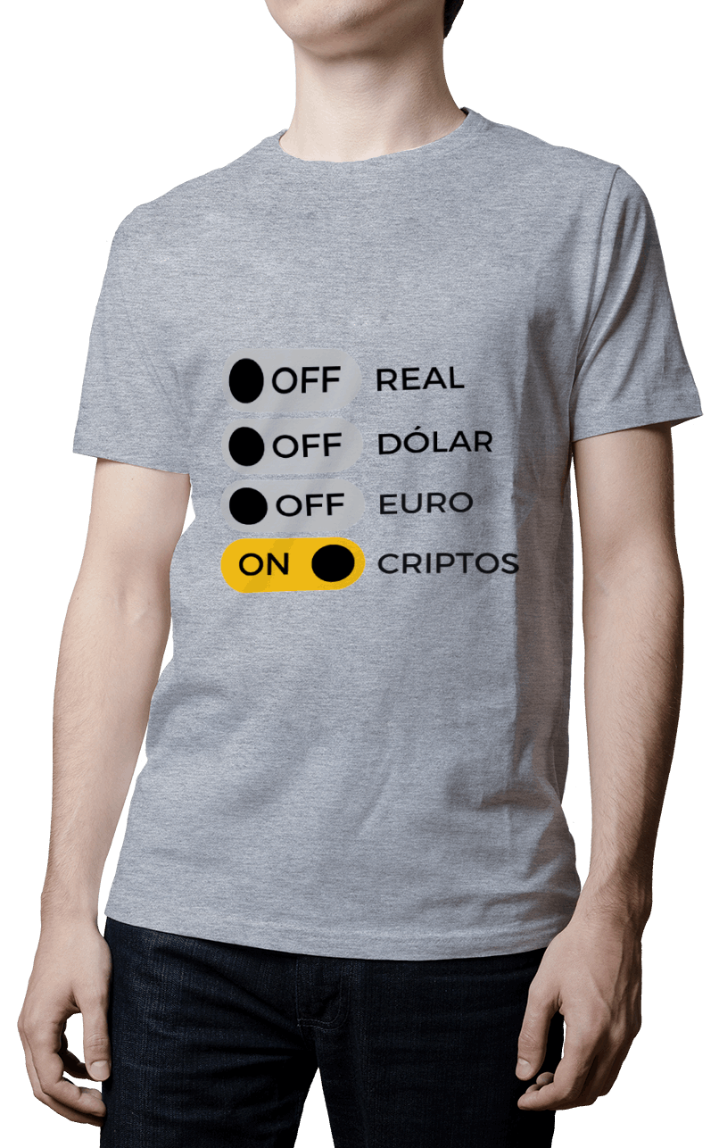 Camiseta - Cripto On Fiat Off