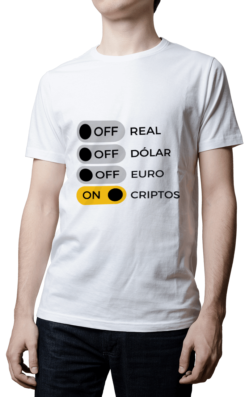 Camiseta - Cripto On Fiat Off