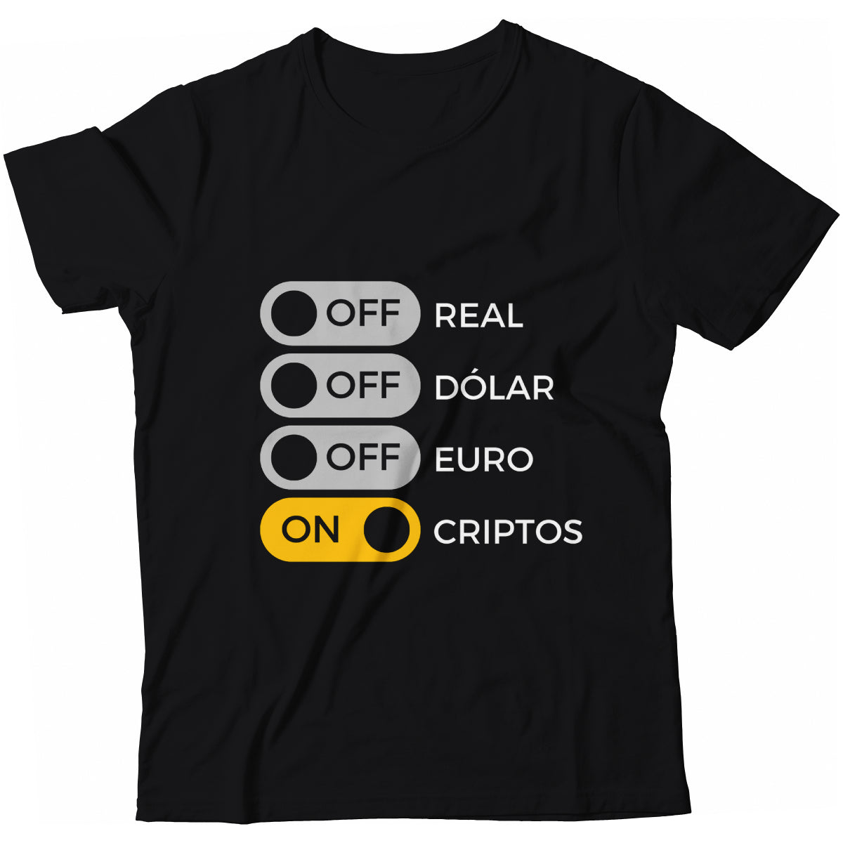 Camiseta - Cripto On Fiat Off