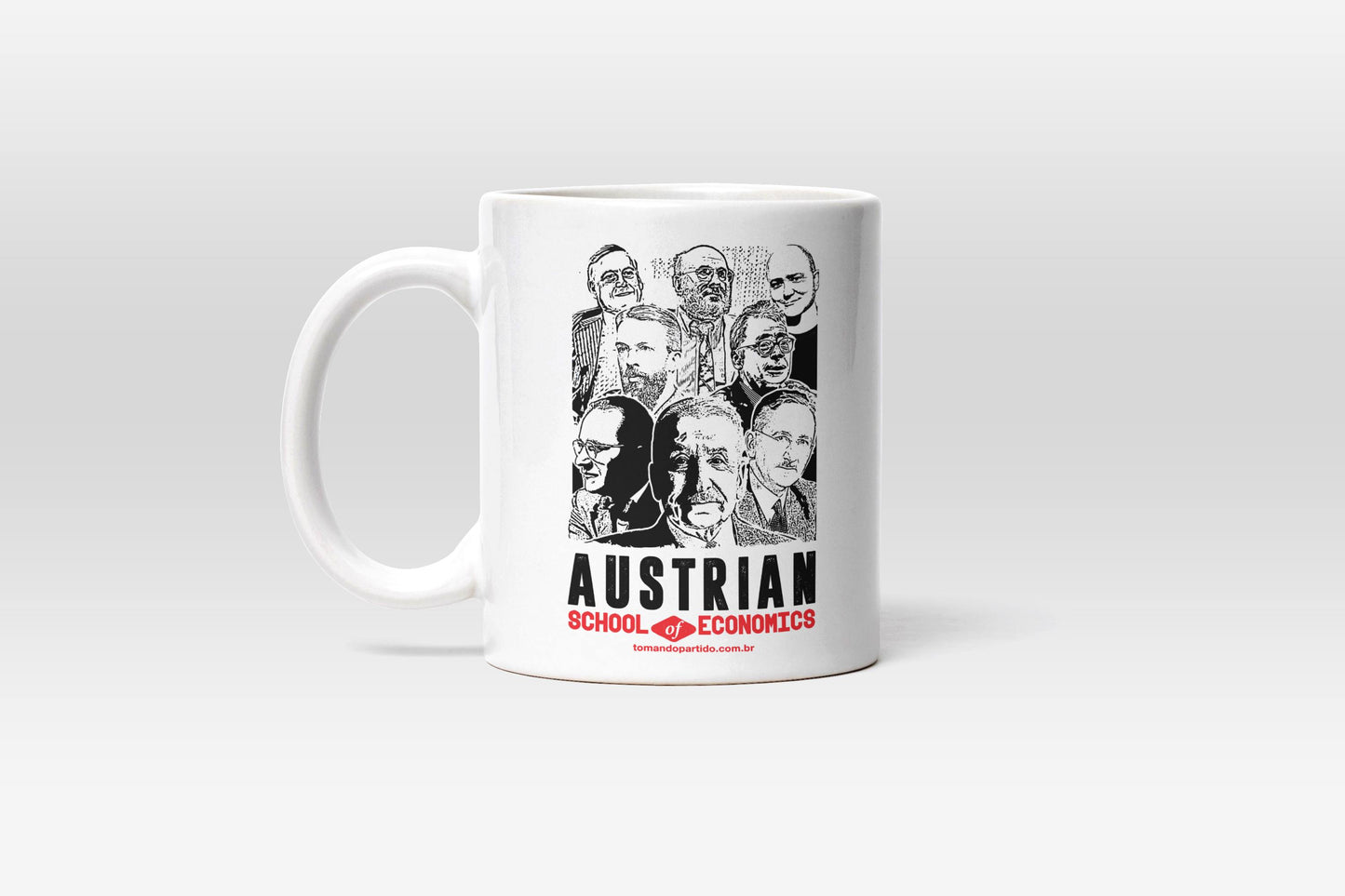 Caneca - Austrian School - Personalidades