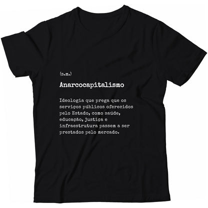 Camiseta - Definição Anarcocapitalismo