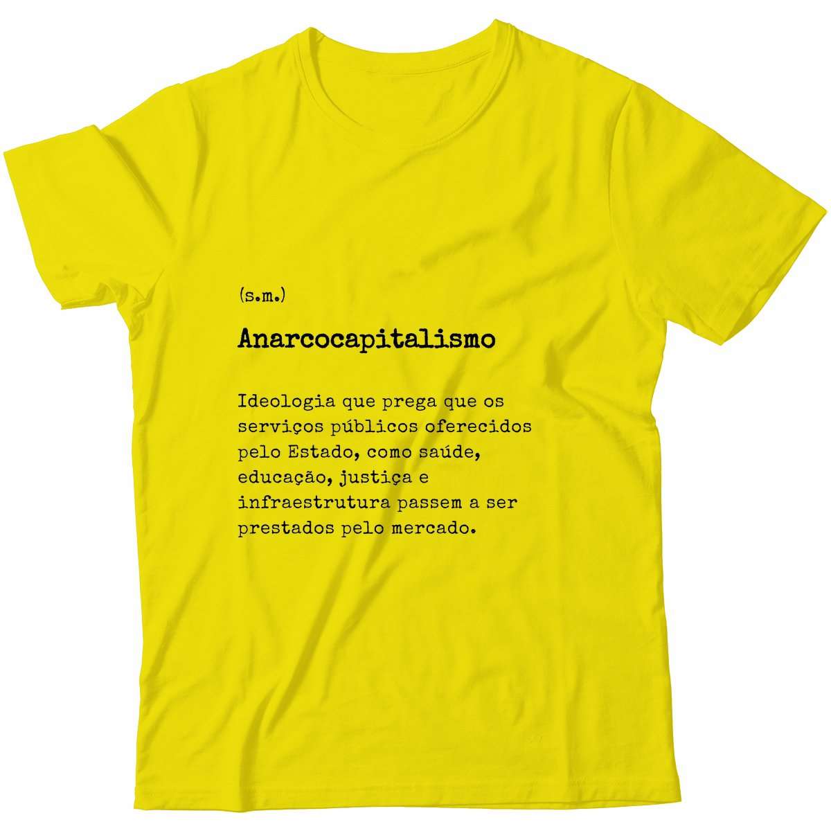 Camiseta - Definição Anarcocapitalismo