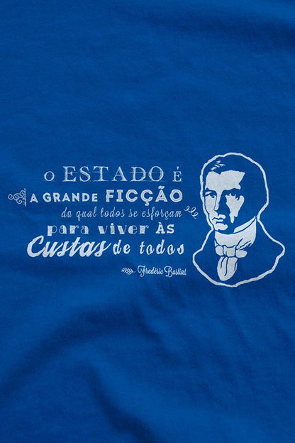 Camiseta - Bastiat - Estado a Grande Ficção