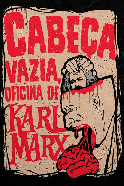 Camiseta - Cabeça vazia oficina de Karl Marx