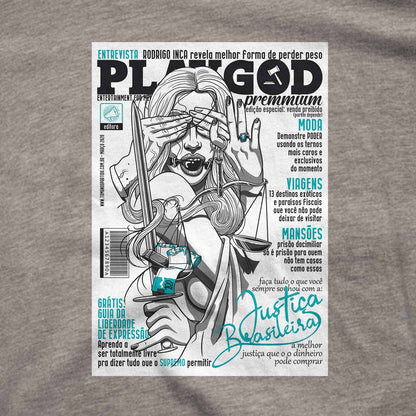 Camiseta - Playgod - Justiça Brasileira