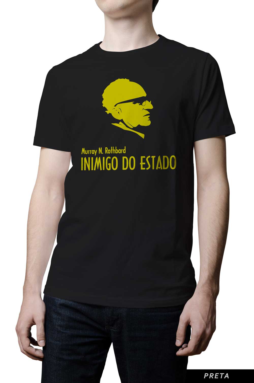 Camiseta - Rothbard - Inimigo do Estado