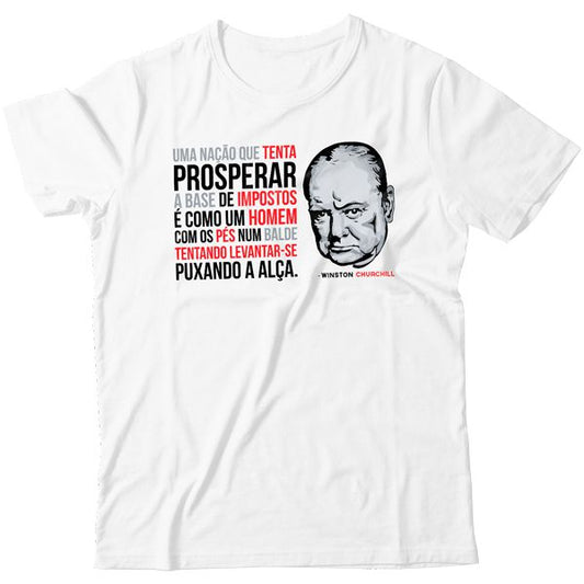 Camiseta - Winston Churchill - Impostos