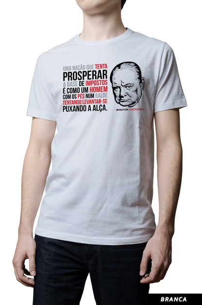 Camiseta - Winston Churchill - Impostos