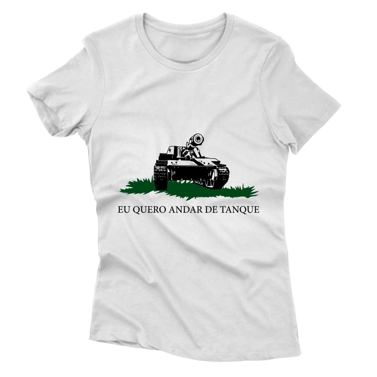 Camiseta - Gadsden - Eu Quero Andar de Tanque