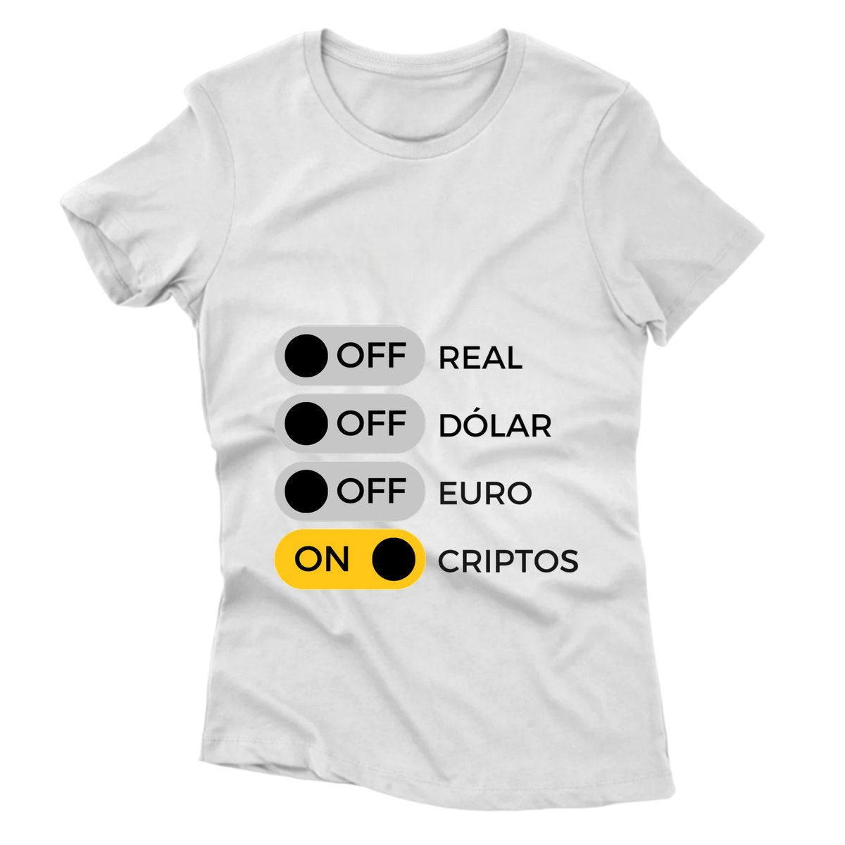 Camiseta - Cripto On Fiat Off