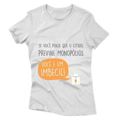Camiseta - Coelhinho Libertário - Monopólios
